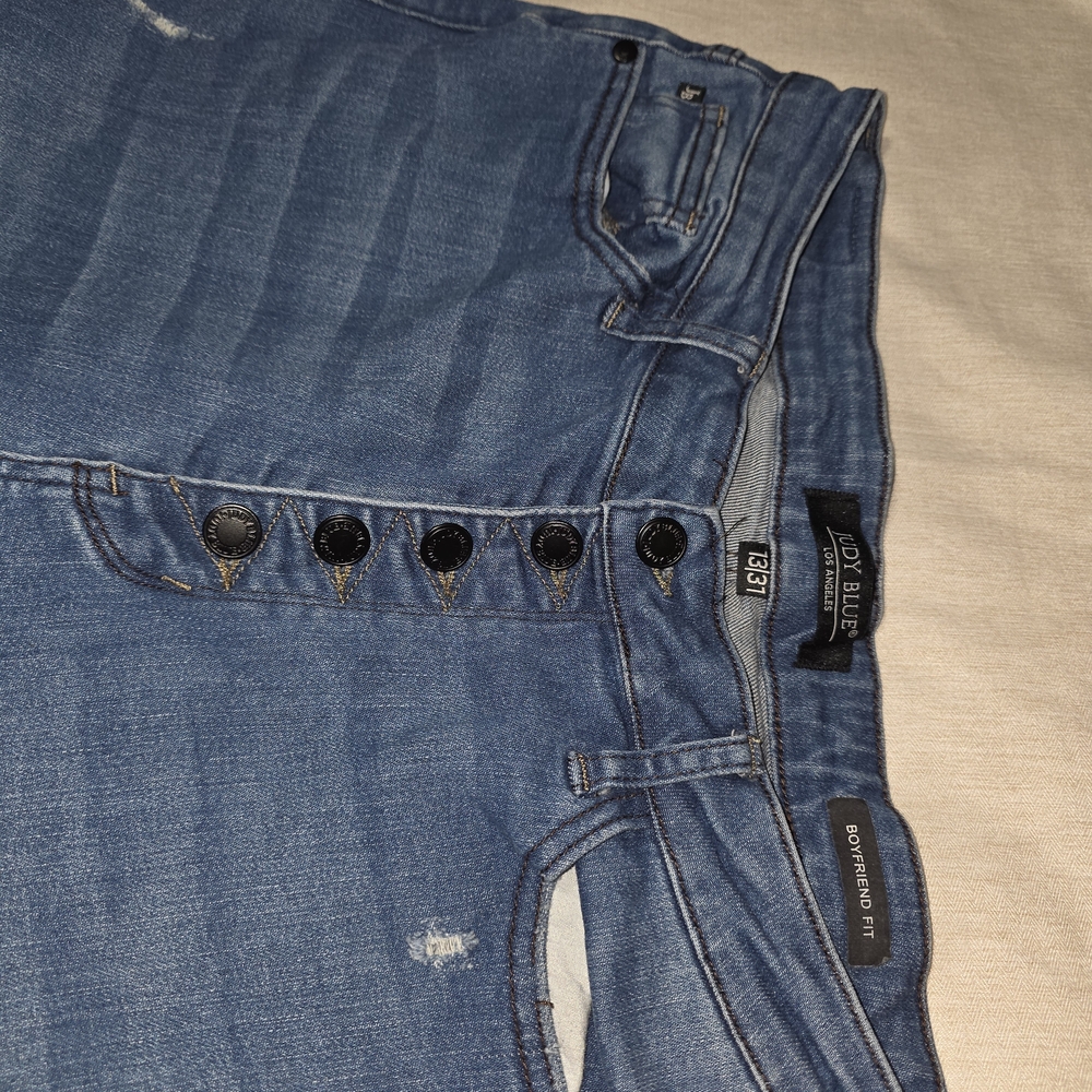 Button Fly Judy Blue Women's Blue Jeans